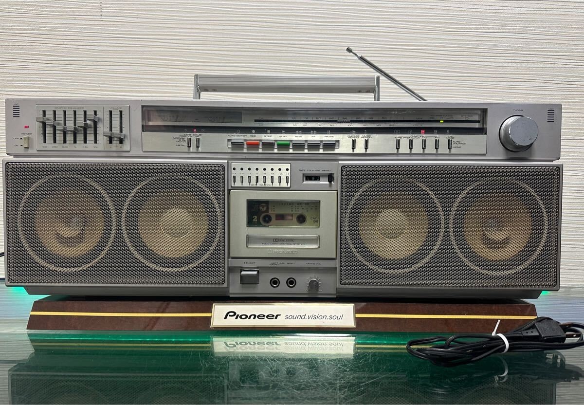 PIONEER SK-900 Runaway Stereo Cassette Boombox Radio Belts