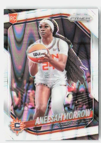 2025 Panini Prizm WNBA #79 Aneesah Morrow White Seismic Prizms