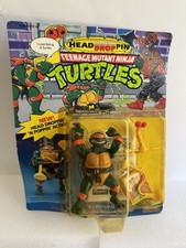 1991 Headdroppin’ Mike TMNT New Sealed Vintage Teenage Mutant Ninja Turtles