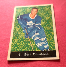 1961 - 62 Parkhurst #4 Bert Olmstead Toronto Maple Leafs