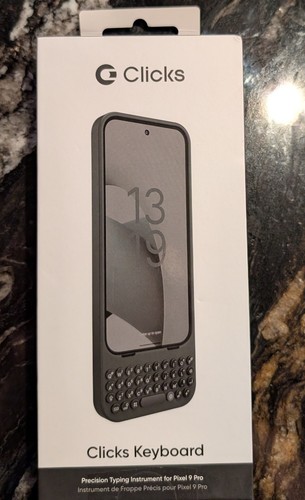 Clicks Keyboard for Google Pixel 9/9 Pro Onyx - Photo 3 sur 4