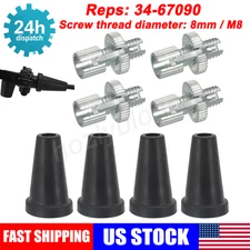 M8 8mm Universal Clutch Brake Cable Adjuster For Honda Suzuki Yamaha Kawasaki US