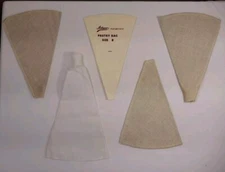 NOS Lot of 5 Vintage Pastry Bags - decorating, cakes, baking NEVER USED