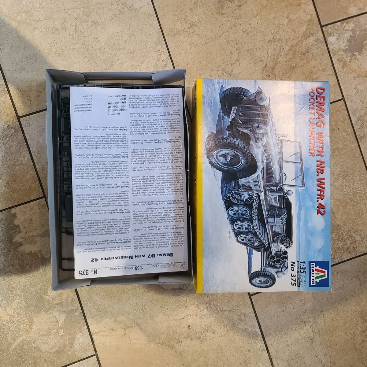 Italeri #375 Demag With Nb.wfr.42 Rocket Launcher | eBay Italeri #375 Demag With Nb.wfr.42 Rocket Launcher | eBay