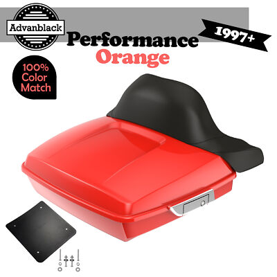 For Harley/Softail Razor Tour Trunk Pack Luggage Wrap Around PERFORMANCE ORANGE