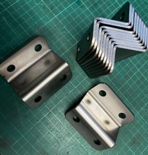  Z Shape Brace Bracket Timber fixing Plates 3mm decking fence 10 PACK 10mm HOLES