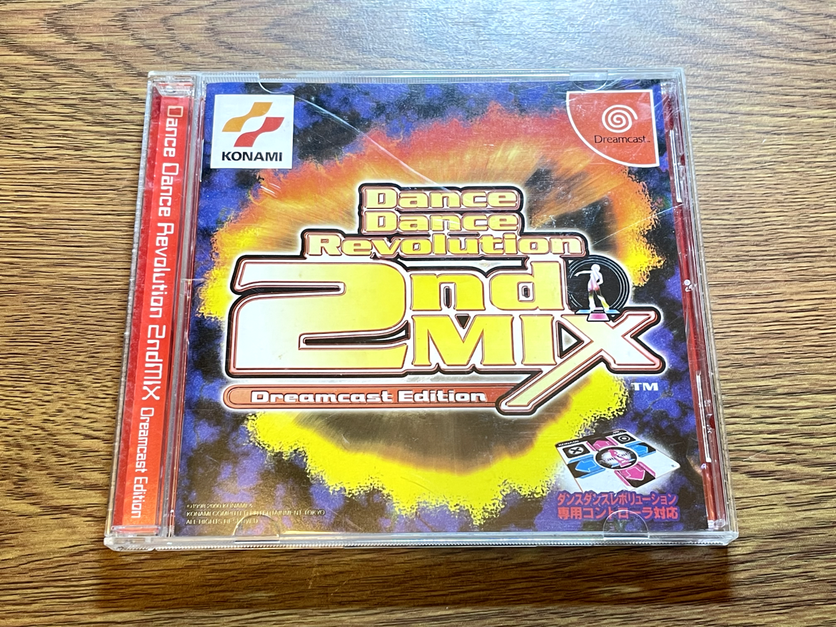 Dance Dance Revolution 2nd Mix Sega Dreamcast DC Konami Japan NTSC