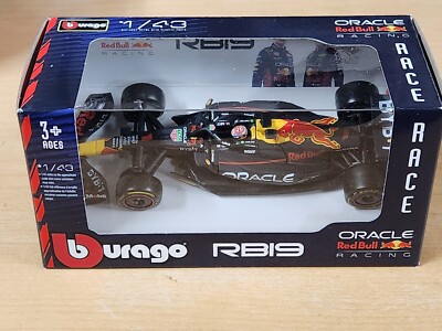 2023 #1 Max Verstappen Red Bull RB19 1/43 Burago Formula 1 F1 2024 Release
