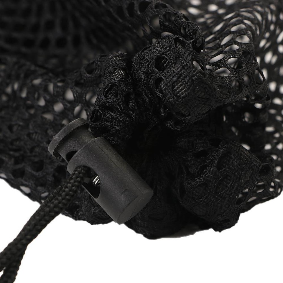 Ball Black Golf Storege Bag Golf Ball Bags Drawstring Pouch Golf Mesh