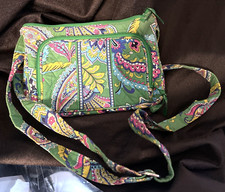 Vera Bradley Emerald Paisley Crossbody Purse cmb