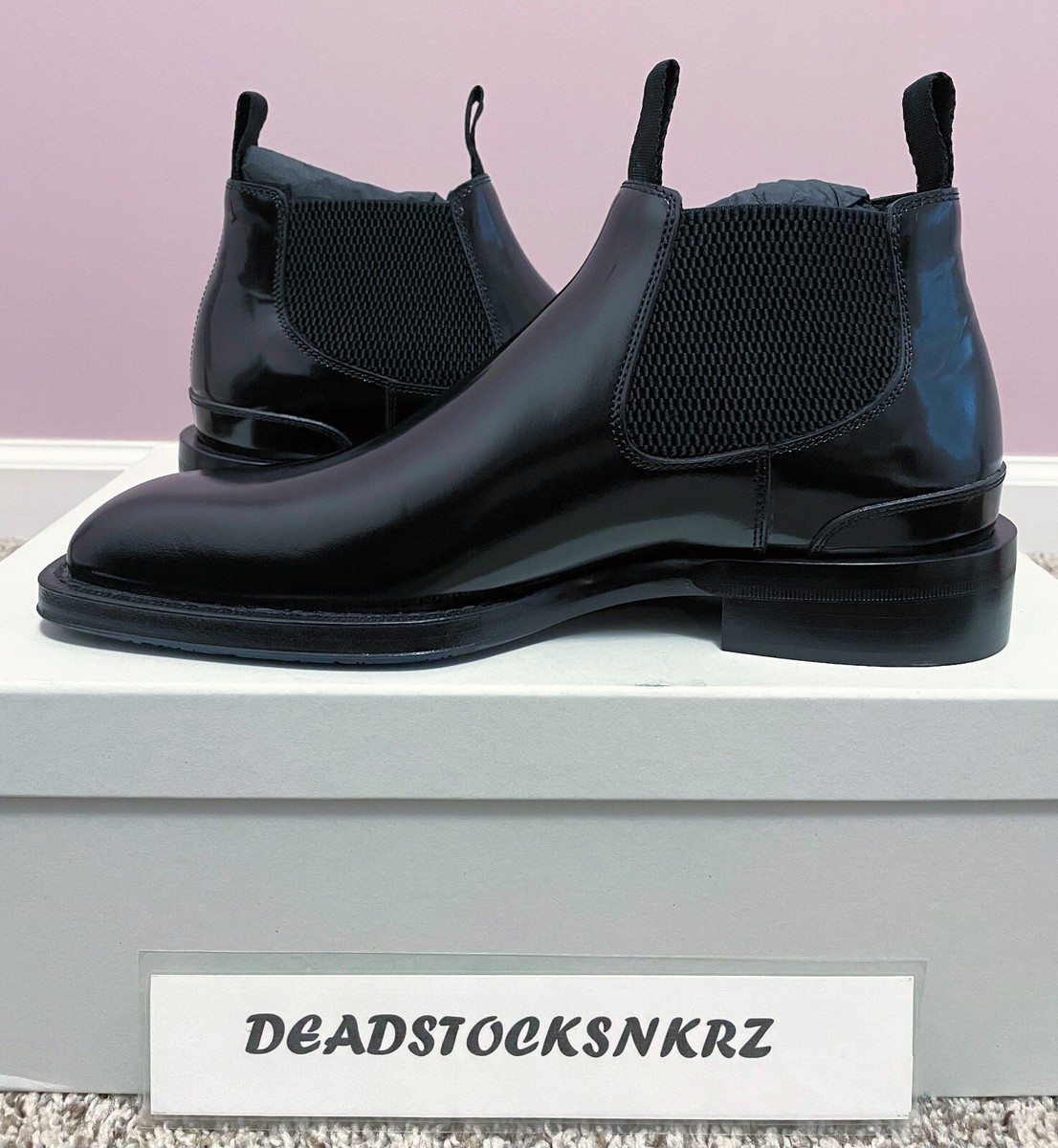 Burberry Bloomsbury Chelsea Boot Black 8075367 Sizes | eBay display picture 2