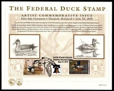 Federal Duck Stamp - 2010 - Artist Commemorative Issue - Cancel