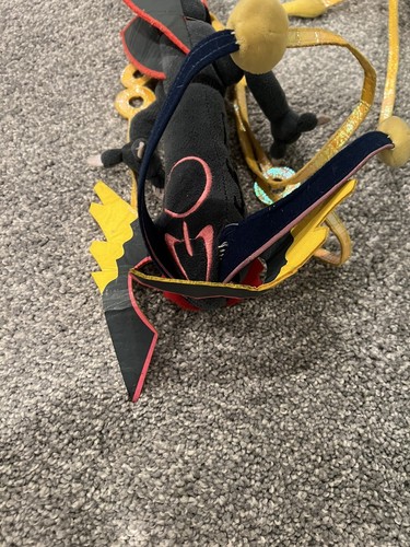 Pokemon Center Shiny Mega Rayquaza Plush/ Green One Damaged China Made Lot - Afbeelding 2 van 7