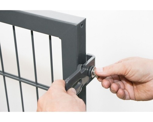 Gartentor Compact 2 flg. Rohrrahmentor H:180cm B:326cm verzinkt Doppelstab Tor - Bild 7 von 12