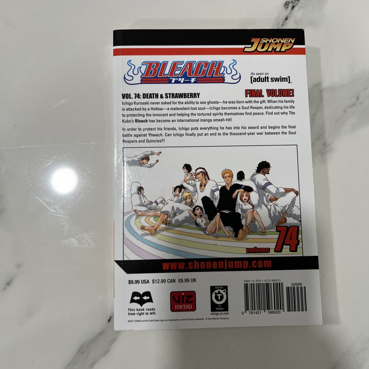 Bleach, Vol. 74 Paperback Tite Kubo 9781421596020| eBay