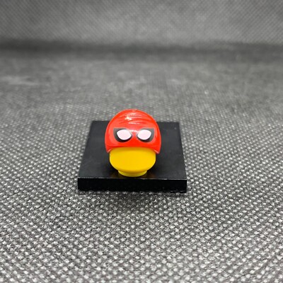 NEW LEGO Super Heroes Red Minifigure, Headgear Cap, Swimming Peter Parker