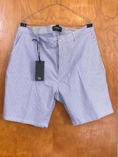 RODD & GUNN PRESTON NADELSTREIFEN HERREN GRÖSSE 40 SCHMALE SHORTS NEU MIT ETIKETT