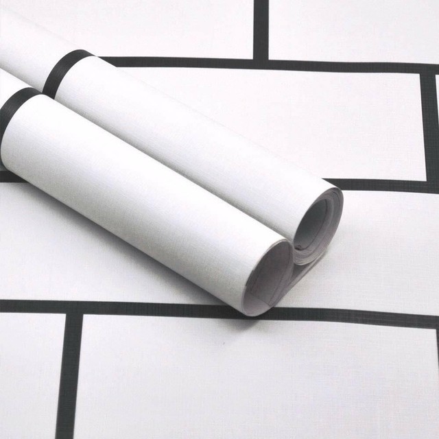 White Brick Wallpaper Contact Paper Peel and Stick Self Adhesive