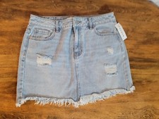 Pacsun Denim Raw Hem Short Mini Skirt Size 28 Women  s
