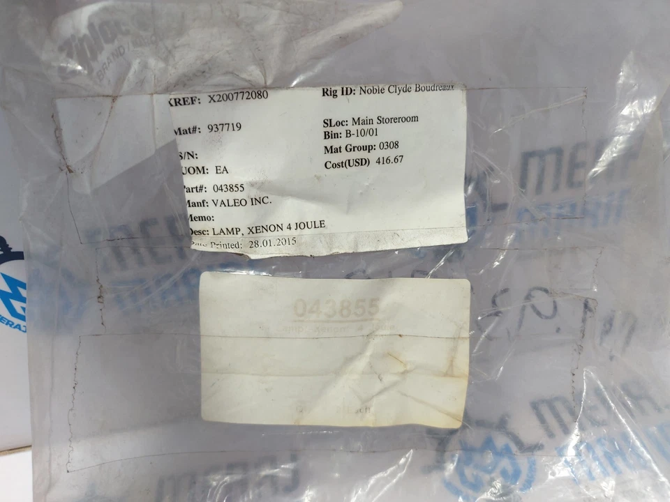 Lámpara de xenón Victor VL32 encapsulada 4 julios temperatura máxima de estuche 120'C Foto 2 de 4