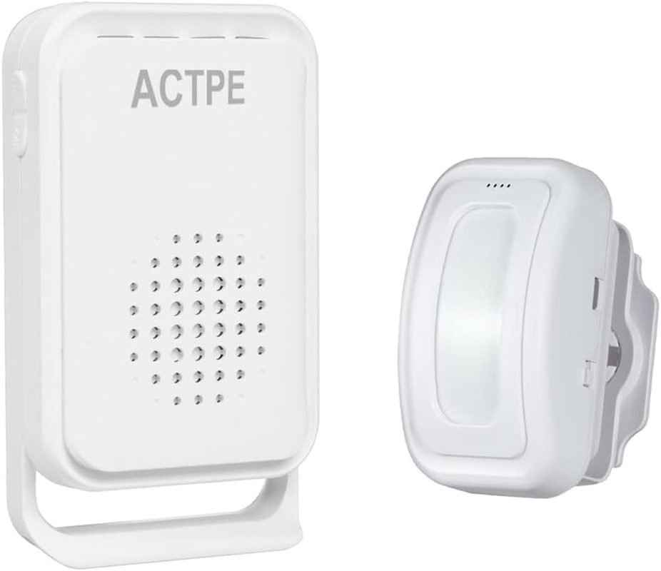 Motion Sensor Doorbell for Business Store Entry Alert Welcome Buzzer Monitor Ala