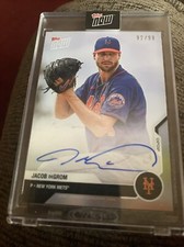 2020 Topps Now Jacob Degrom Road To Opening Day Autograph
