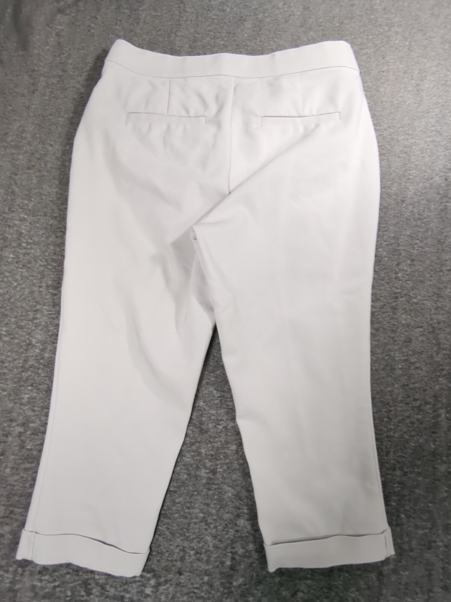 Christopher Banks Signature Slimming Womens Haze White