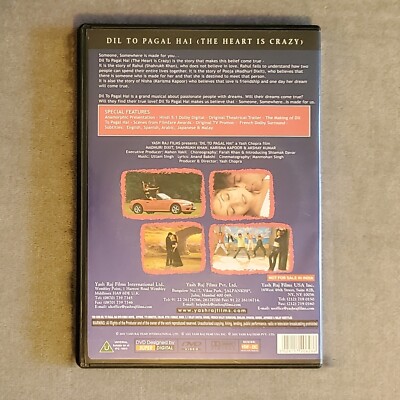 Dil To Pagal Hai (1997) (DVD, 1999) for sale online | eBay