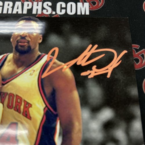Larry Johnson Charles Oakley New York Knicks Signed 8X10 Photo Steiner AUTO - Picture 3 of 4