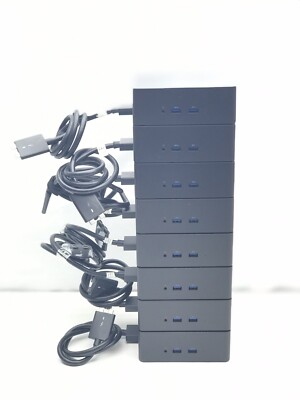 Lot of 8 Dell TB18DC Thunderbolt Docking Station Dual USB-C