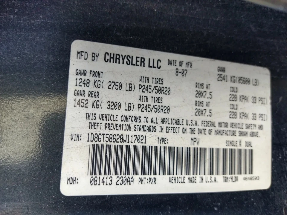 CHRYSLER/DODGE/JEEP SKIM IMMOBILIZER TRANSCEIVER MODULE P/N 05026074AN - Image 2 of 4