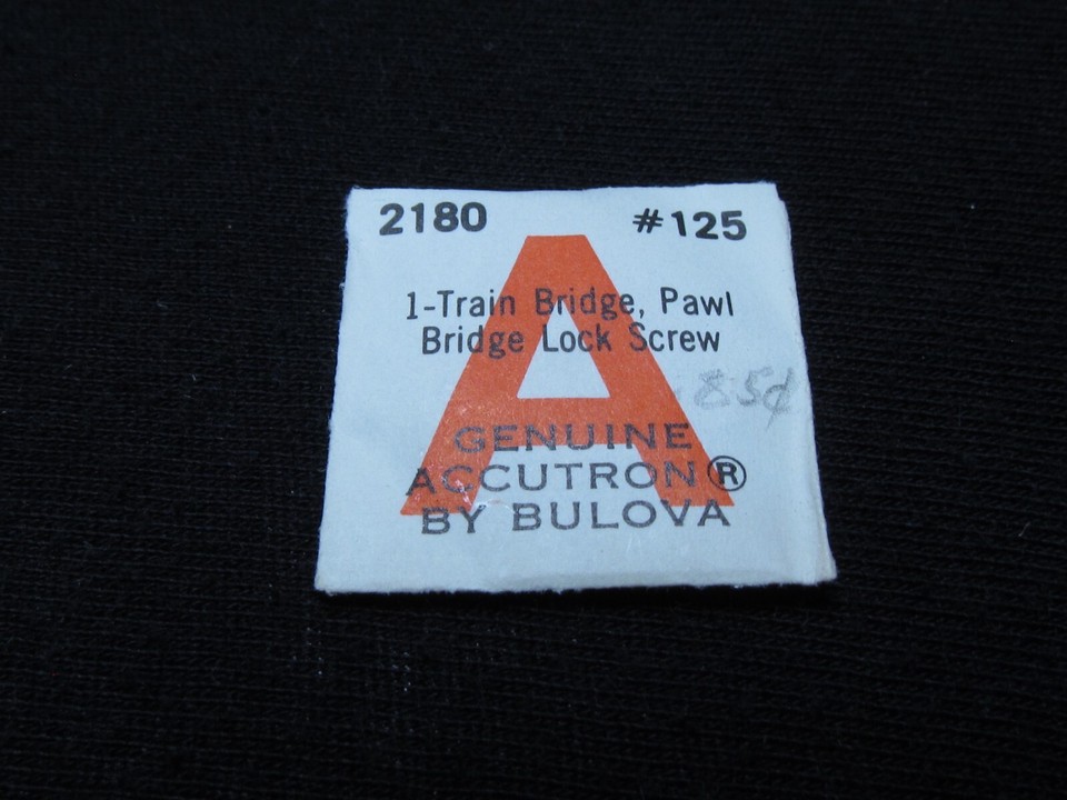 1 PIÈCE POUR MONTRE BULOVA ACCUTRON 2180.F PART.315 VIS