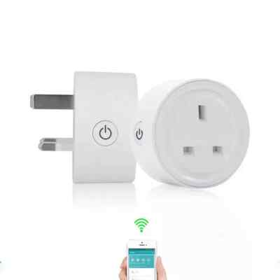 Tuya Wireless WiFi Smart Plug 16A UK Buchse Smart Life APP (ENERGIEÜBERWACHUNG)