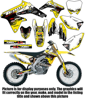 1999-2000 SUZUKI RM 125 GRAPHICS KIT DECALS DIRTBIKE MX RM125 DECO