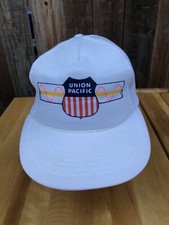 Vintage Union Pacific Railroad Trucker Snapback Men's Hat Cap