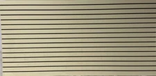 4'x8' White Slatwall Panel