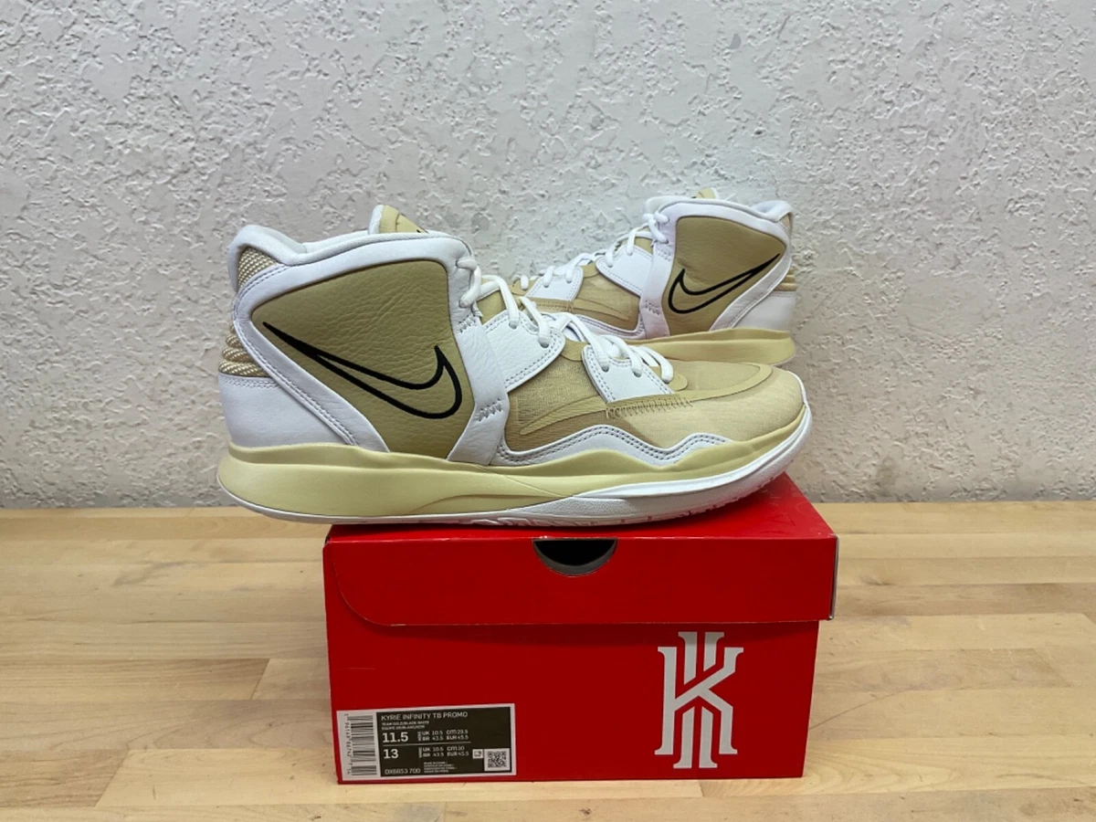 Nike Kyrie Basketball Shoe Men\'s Gold/White Size 8.5 DO9616-701 EUC Nike Kyrie Low 5 Basketball Shoes White Gold DJ6012-101  main image 3