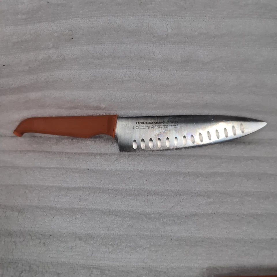 Rachael Ray Gusto-Grip 基础线条和塑料块橙色握把缺少 1 刀 — 第 3/4 张图片