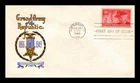 US COVER GRAND ARMY OF REPUBLIC FDC SCOTT 985 IOOR CACHET UNSEALED