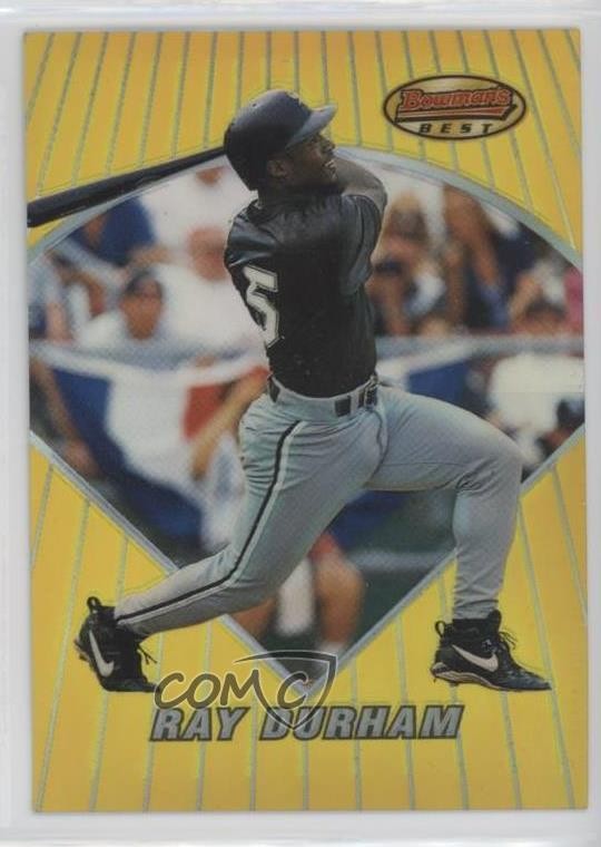 1996 Bowman's Best Refractor Ray Durham #68 fm0