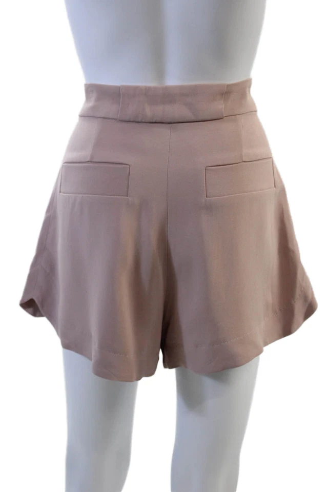 Pantalones Cortos Picantes IRO Mujer Tiro Alto Cremallera Desnudo Rosa Talla 40 EUR Foto 3 de 4