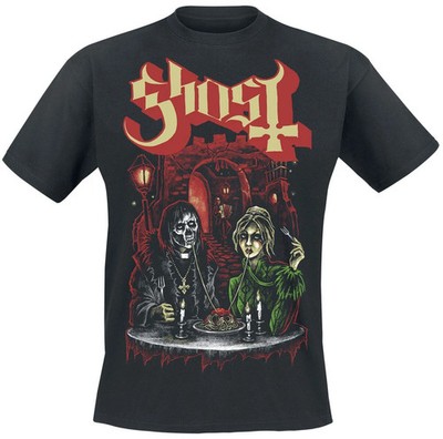 Ghost T-Shirt Herren Bella Notte schwarz Band-Merch, Bands, Nachhaltigkeit