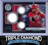 2024 Topps Tribute Joey Votto Game-Used Triple Relic Patch #025/199 i793