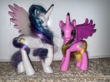 My Little Pony G4 Brushable Lot Princess Cadance Celestia Crystal Empire Tinsel