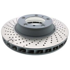 9P1-615-301-A Sebro Coated Brake Disc Front Driver Left Side  Hand for Porsche