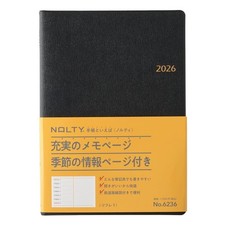 NOLTY Planner 2026 A5 Weekly Refle 1 Black 6236