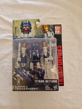Transformers Generations Titans Return Triggerhappy and Blowpipe