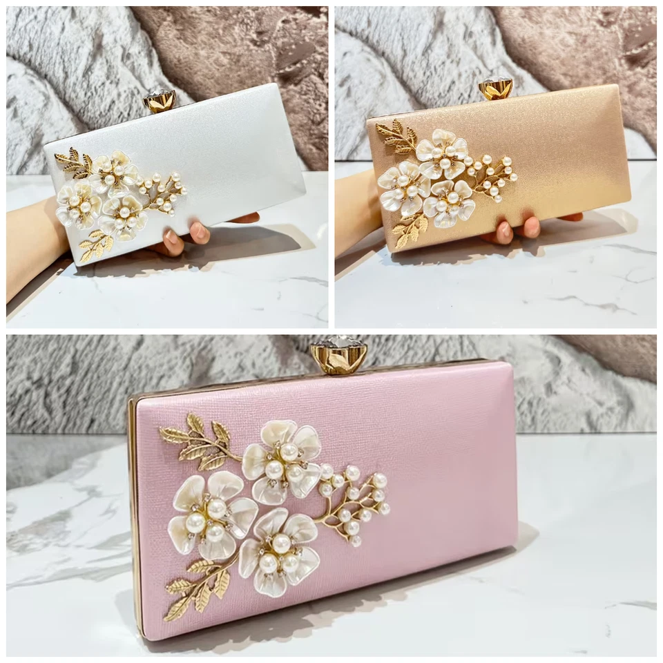 MARKENLOS Luxus Damen Clutch Hochzeit-Verschluss & Kette Abendtasche Hochzeit Party