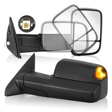 Pair Power Heated Towing Mirrors Compatible with 2002-2008 Dodge Ram 1500/2003