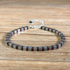 Natural Hematite Magnetic Therapy Bracelet Men Healing Strength Protection Gift